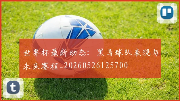 世界杯最新动态：黑马球队表现与未来赛程_20260526125700